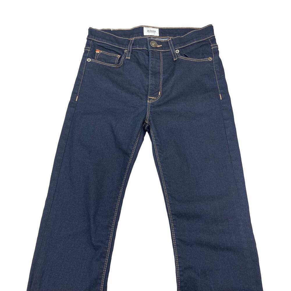 HUDSON Jeans High Waisted Tilda Straight Leg Jean Sz 24 Navy - Picture 4 of 8